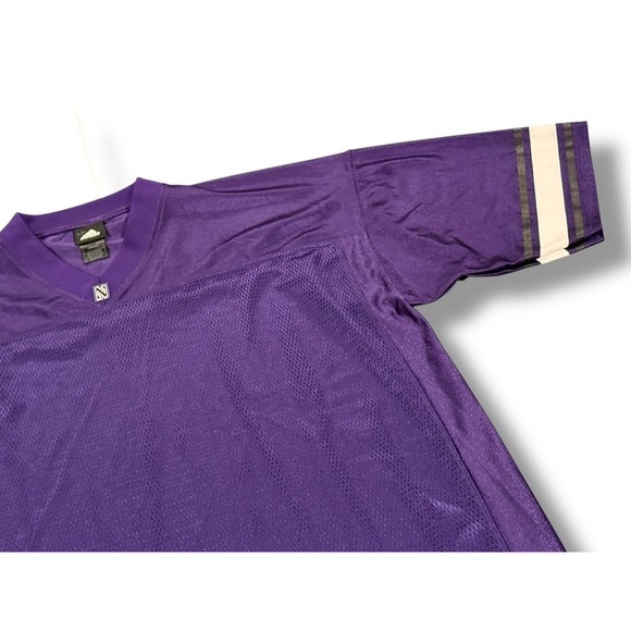 Northwestern Wildcats adidas Blank NCAA Purple Replica Jersey Size 2XL XXL - Picture 3 of 8
